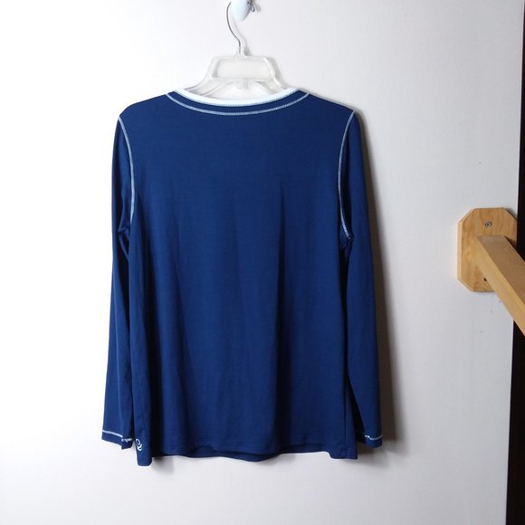 Cuddl Duds "Bearly Awake" Size Medium Pajama Top - Picture 7 of 7